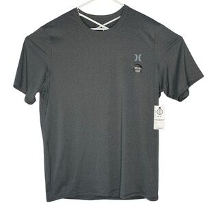 Hurley Rash Guard Shirt Mens Size XXL Gray Surf SPF 50+ NWT